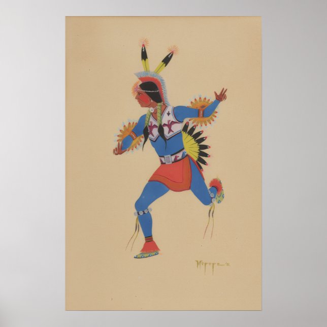 Póster Danza de Guerra (o El Corredor) (Frente)