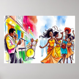 Póster Danza de la alegría