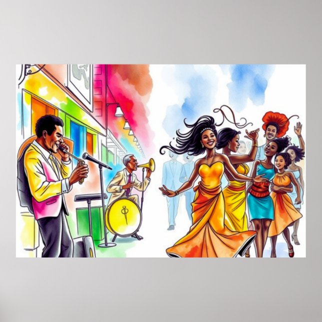 Póster Danza de la alegría (Frente)