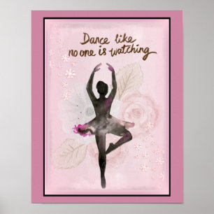 Póster Danza de la bailarina