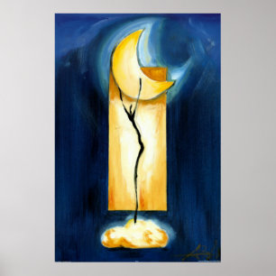 Póster Danza de la luna del artista Alfred Gockel