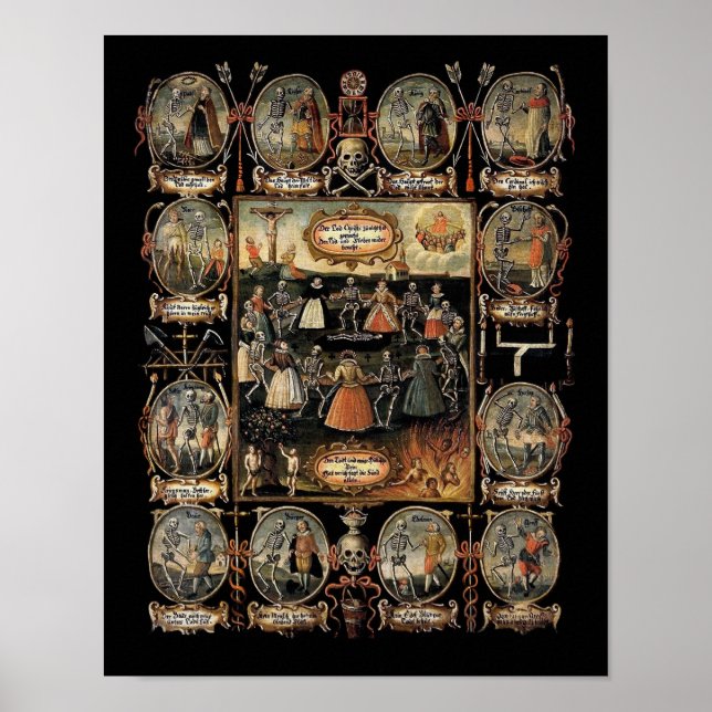 Póster Danza de la muerte (Frente)