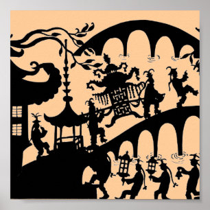 Póster Danza de la pagoda