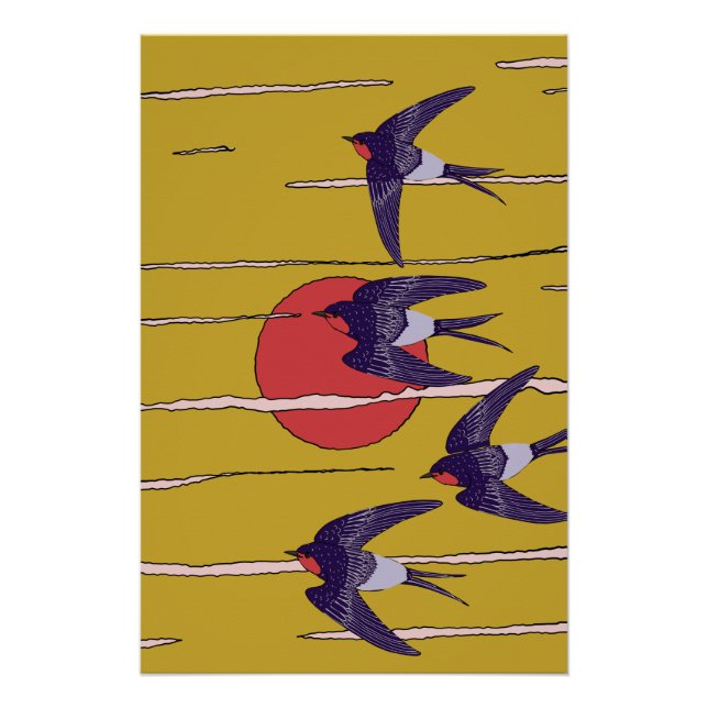 Póster Danza de las golondrinas (Anverso)