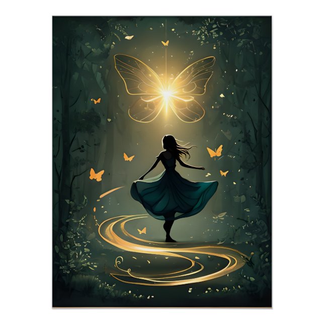Póster Danza de las Mariposas  (Anverso)