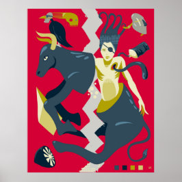 Póster Danza de las vacas