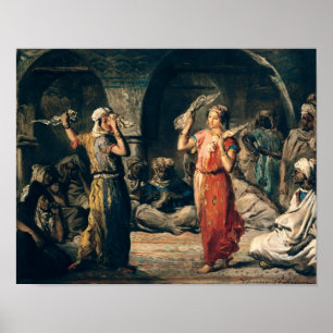 Póster Danza de los pañuelos, 1849