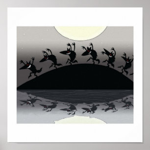 Póster Danza de los Werewolves