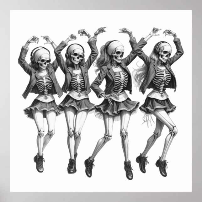 Póster Danza de Mujeres Muertas (Frente)