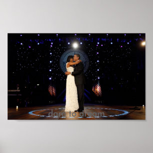 Póster Danza de presidente Barack Obama de la