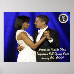 Póster Danza de presidente Obama Inauguration Ball