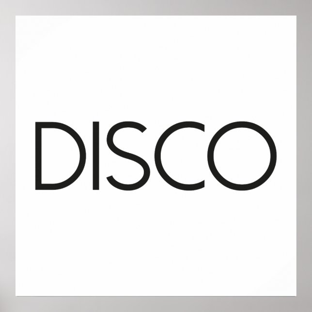 Póster Danza DISCO (Frente)