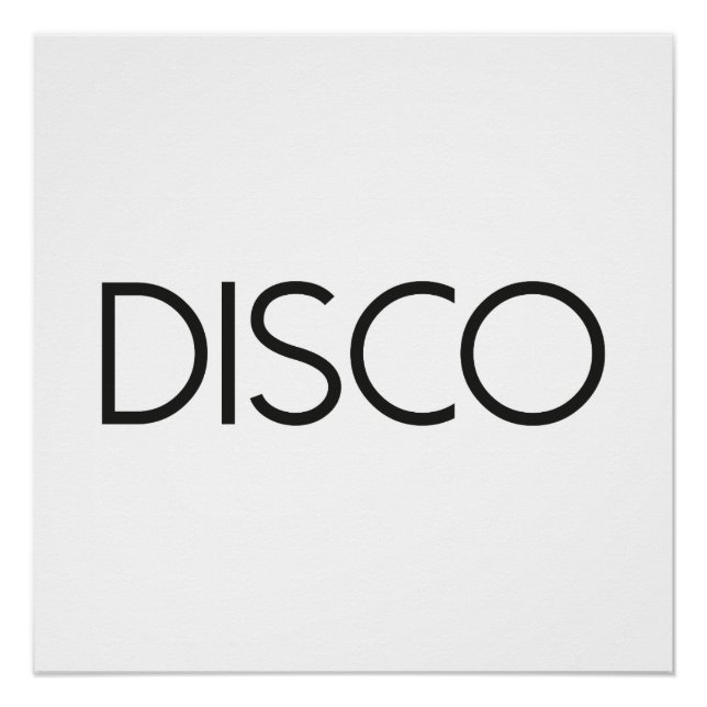 Póster Danza DISCO (Anverso)