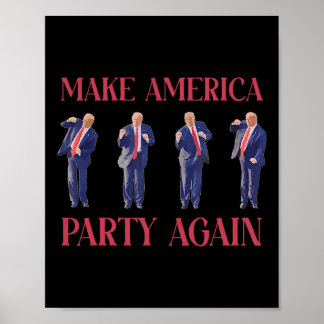 Póster Danza divertida de Trump