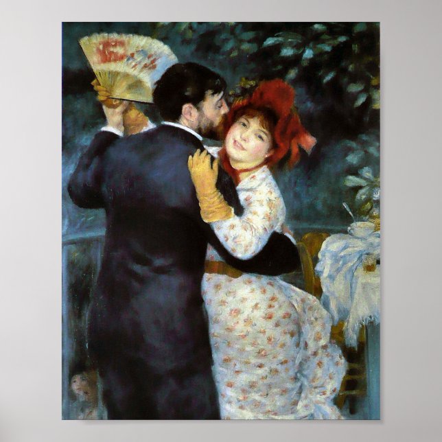 Póster Danza en el país por Pierre-Auguste Renoir (Frente)