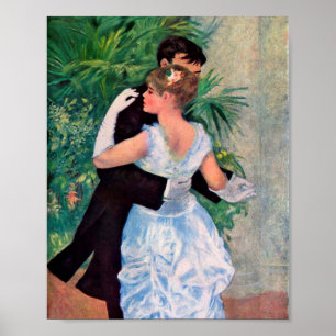 Póster Danza en la ciudad por Pierre-Auguste Renoir