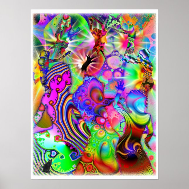 Póster Danza Fractal (Frente)