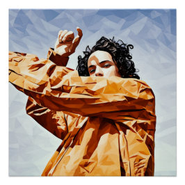 Póster Danza geométrica