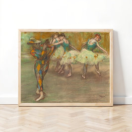 Póster Danza Harlequin, Degas
