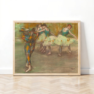 Póster Danza Harlequin, Degas