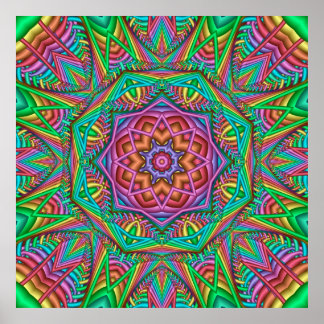 Póster Danza ligera, poster abstracto de mallart