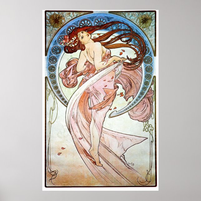 Póster Danza, Mucha (Frente)