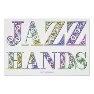 Póster Danza musical de SlipperyJoe's Jazz Hands Broadway