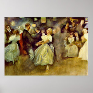 Póster Danza popular 1890