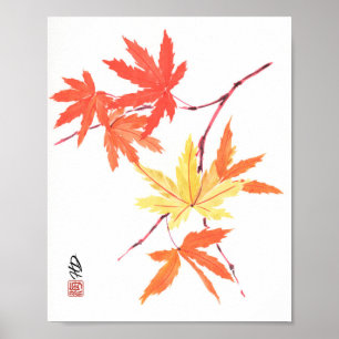 Póster Danza silenciosa de otoño