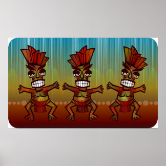 Póster Danza tribal africana