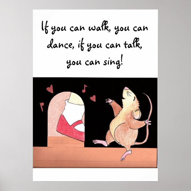 Póster Danza y canto (Frente)