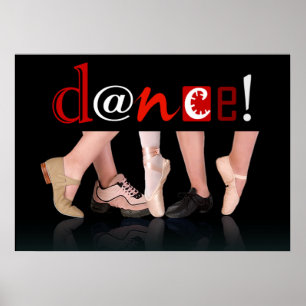 Póster ¡Danza! - Zapatos de la danza