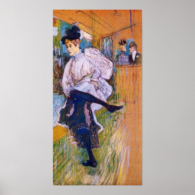 Póster Danzas de Toulouse-Lautrec (Frente)