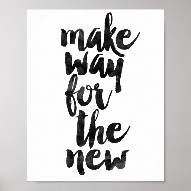 Póster Dar Camino A Lo Nuevo (Frente)