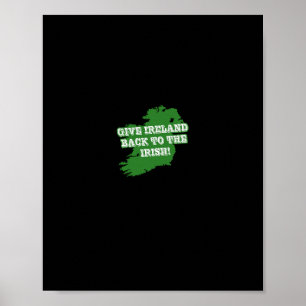 Póster Dar Irlanda Ck a los republicanos irlandeses 