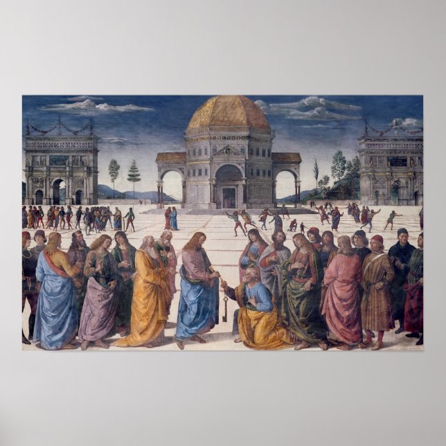 Póster Dar las llaves a San Pedro (Frente)