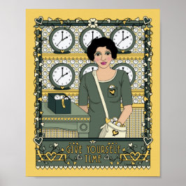 Póster Dar tiempo a sí mismo_C_8x10 Poster