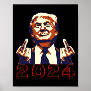 Póster Dar un Finger 2024 Flipping Off Design