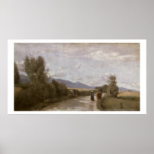 Póster Dardagny, Morning, c.1853 (aceite sobre lienzo)