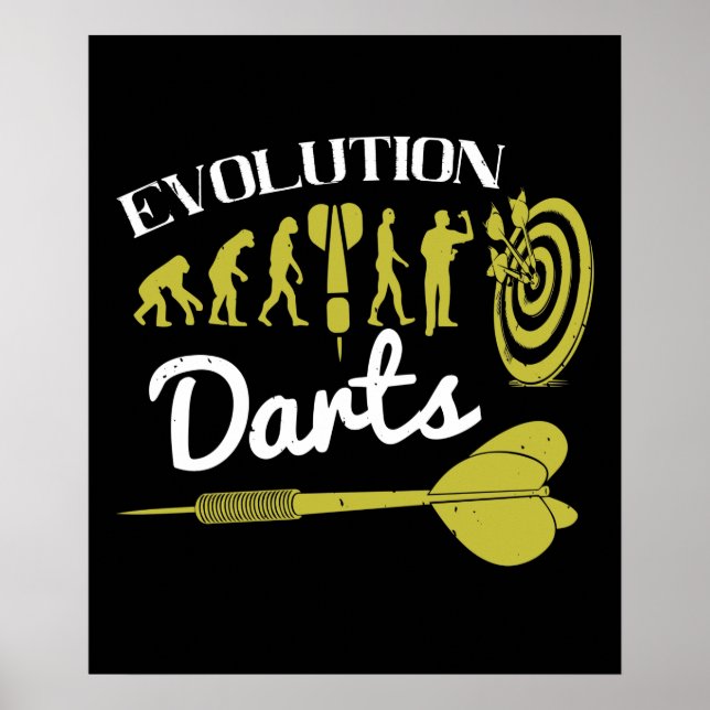 Póster Dardos - Dardos de evolución (Frente)