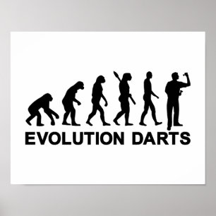 Póster Dardos de la evolución