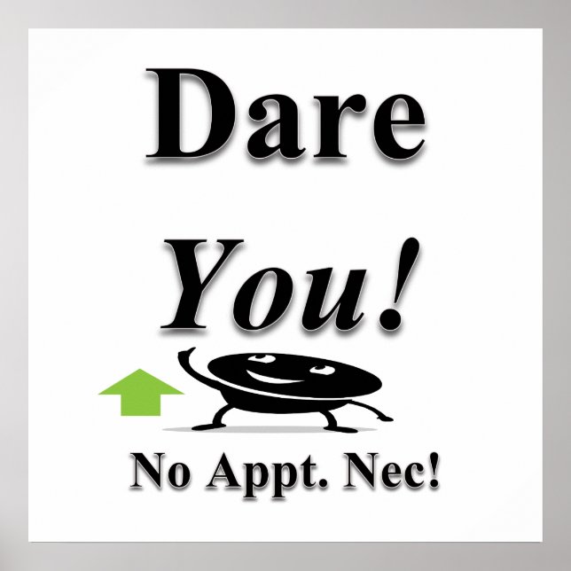 Póster Dare You Poster Matte (Frente)