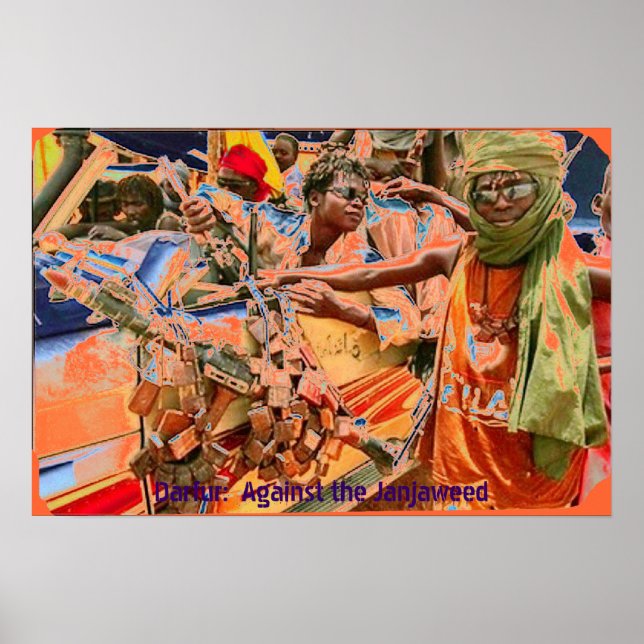 Póster Darfur: Contra los Janjaweed II (Frente)