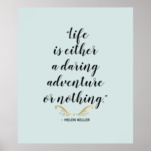 Póster Daring Adventure Keller