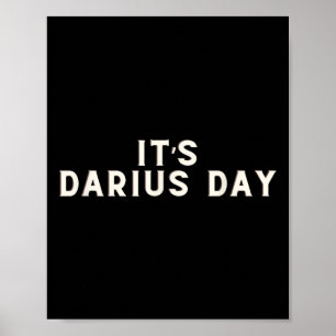 Póster Darius Day es un meme gracioso 1