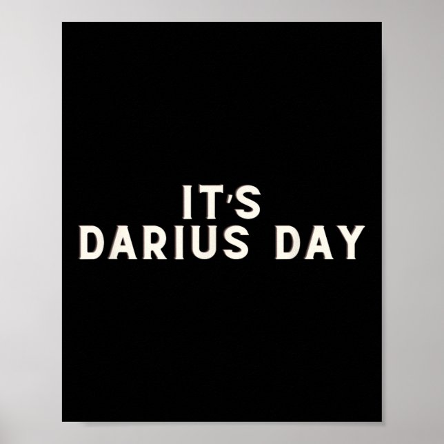 Póster Darius Day es un meme gracioso 1 (Frente)