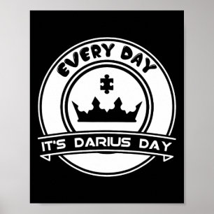 Póster Darius Day Meme divertido - Celebrar el amor