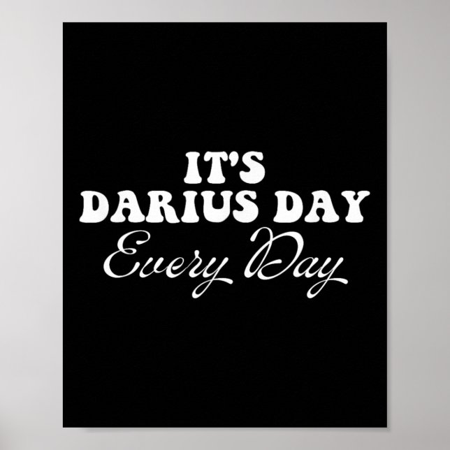 Póster Darius Day Meme divertido - Celebrar el amor4 (Frente)