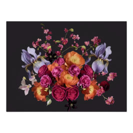 Póster Dark Botanical Bloom