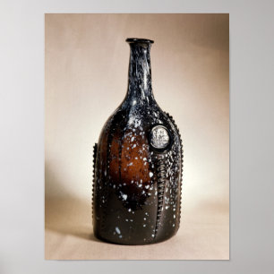Póster Dark brown bottle, probably Nailsea